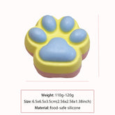 110g Colorful Huge Cat Paw Squishy Toy