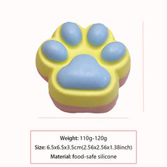 110g Colorful Huge Cat Paw Squishy Toy