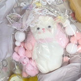 YUYUSQUISHY Bunny in a Hood Animal Taba Squishy Toy