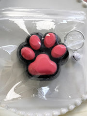 110g 黒猫の肉球スクイーズ玩具