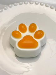 110g オレンジ 猫の肉球 スクイッシートイ