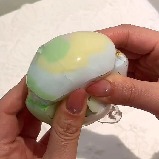 3-Color Swirl Crack Ball: The Ultimate Satisfying Squishy