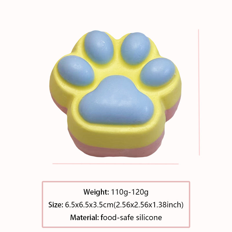 110g Colorful Huge Cat Paw Squishy Toy