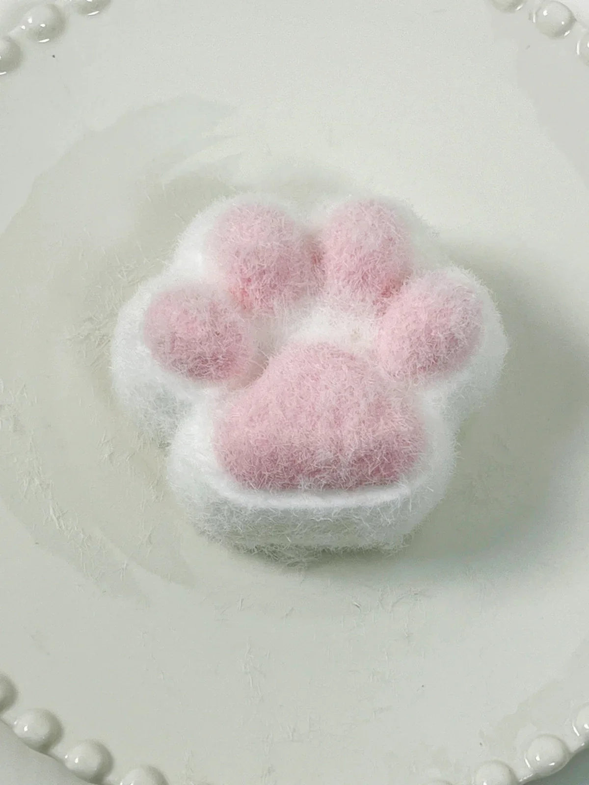 110g ピンク ふわふわ 猫の肉球 スクイッシー トイ
