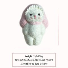 かわいいウサギのゆゆスクイーズトイ